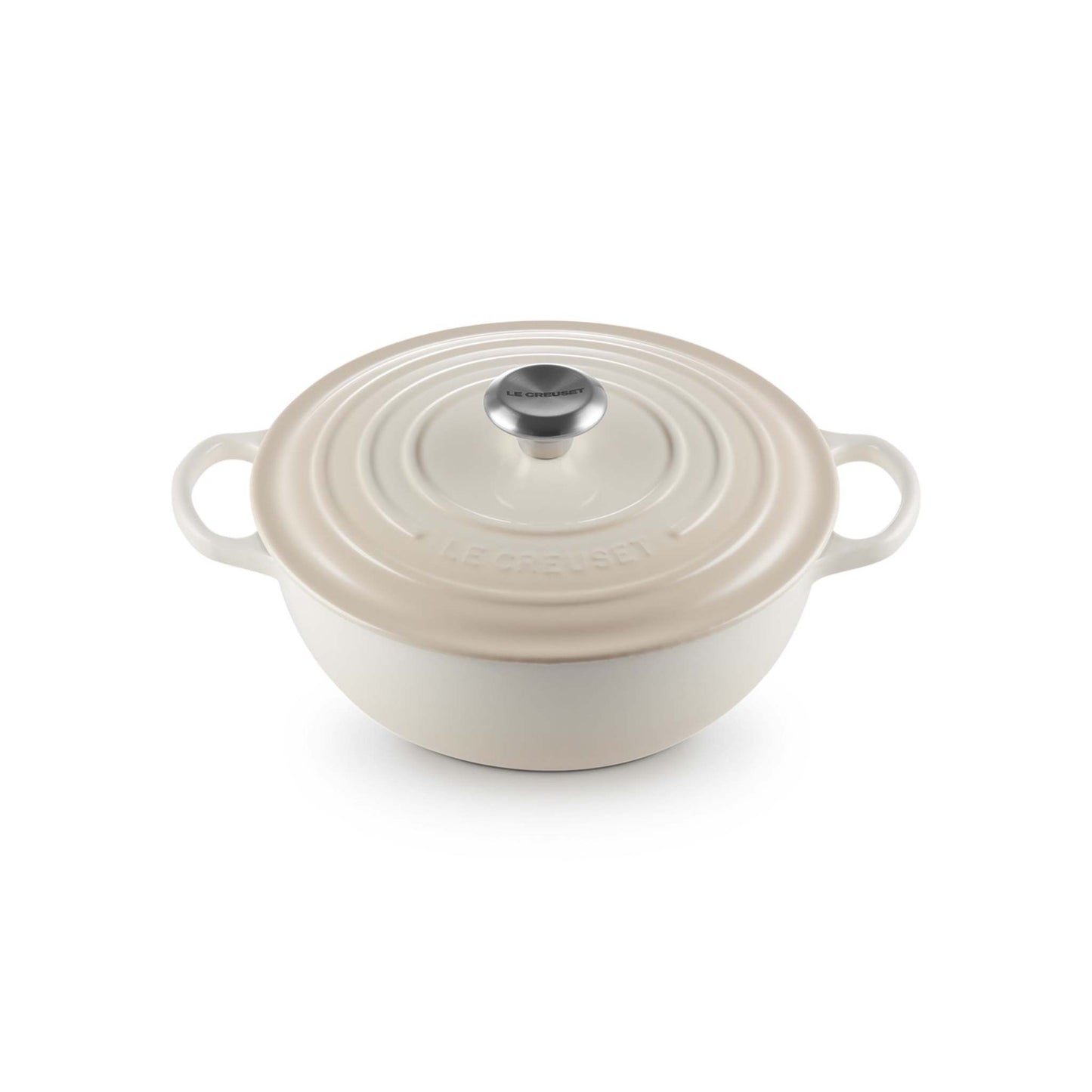 4.5QT SIGNATURE ROUND CAST IRON SOUP POT MERINGUE