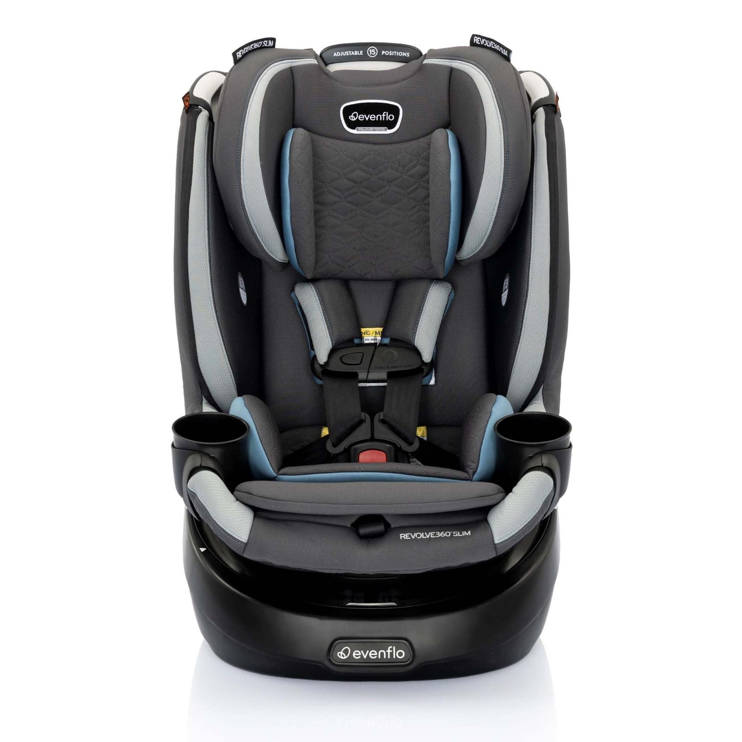 REVOLVE360 SLIM ROTATIONAL 2-IN-1 CAR SEAT W/ QUICK CLEAN COVER STOW