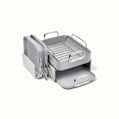 5PC SQUARE COOKWARE SET