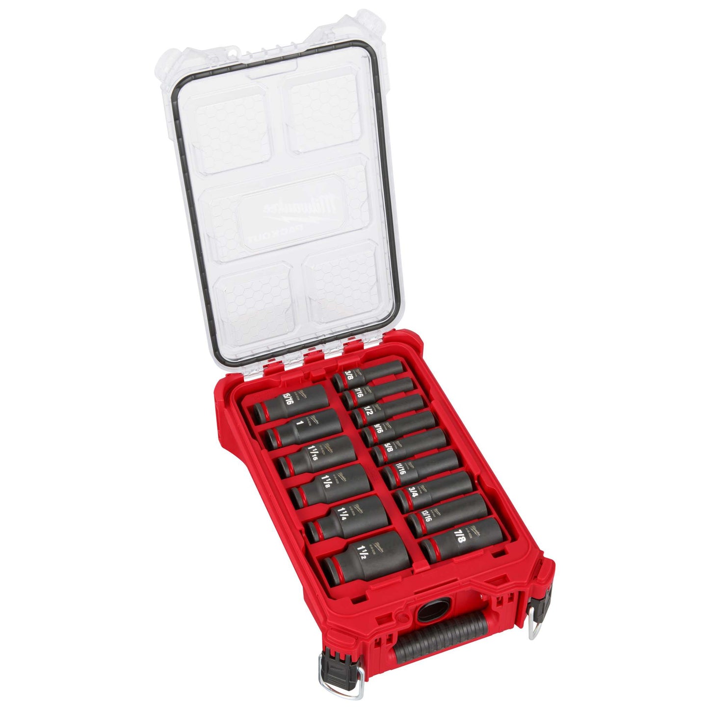 SHOCKWAVE IMPACT DUTY SOCKET 1/2" DRIVE 15PC SAE PACKOUT SET