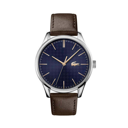 MENS VIENNA LEATHER STRAP WATCH DARK