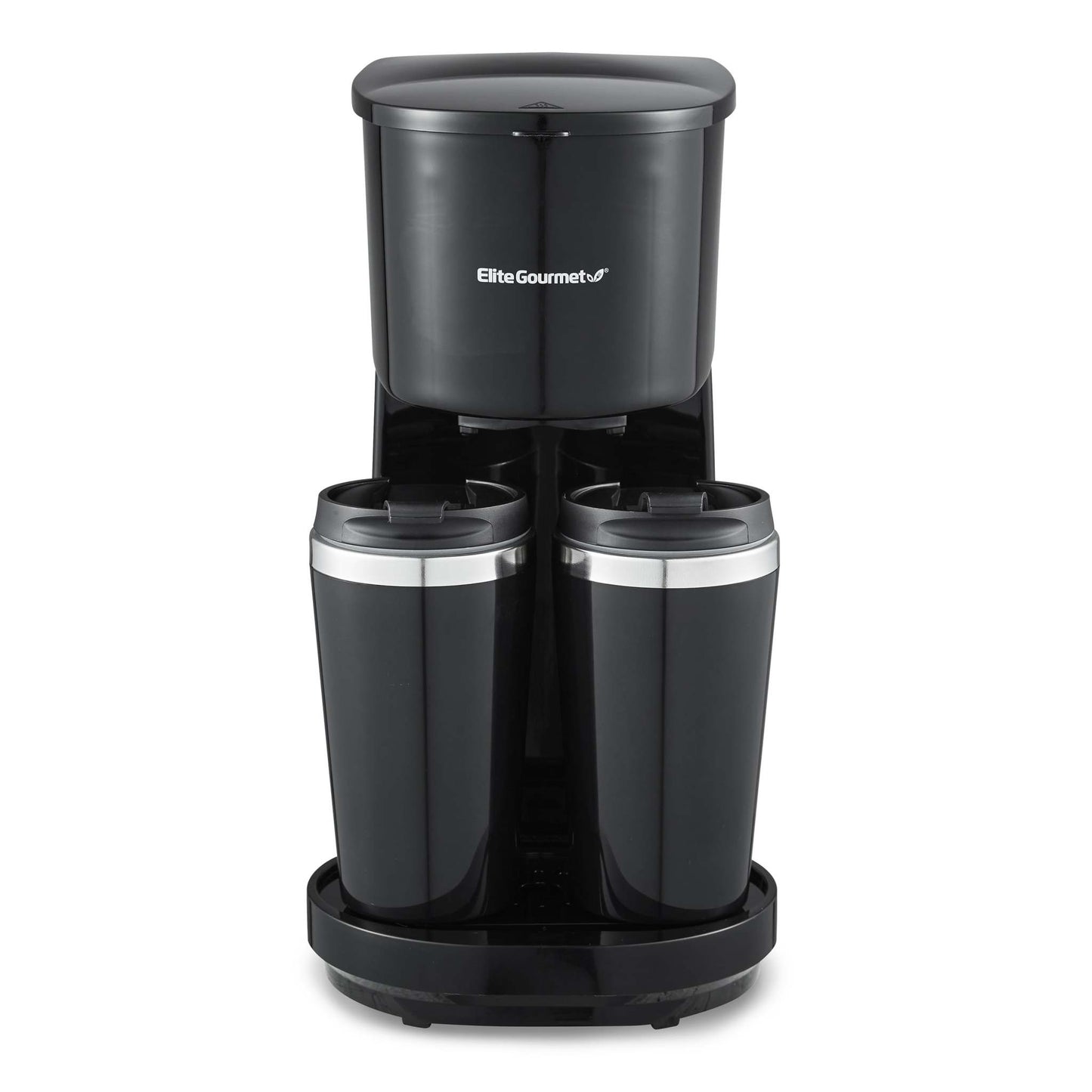 DUAL SERVE COFFEEMAKER W/ 2 TRAVEL MUGS
