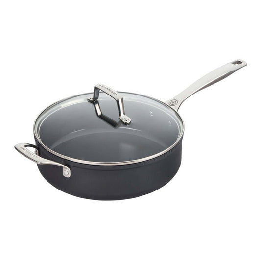 4.25QT ESSENTIAL NONSTICK CERAMIC SAUTE PAN W/ GLASS LID