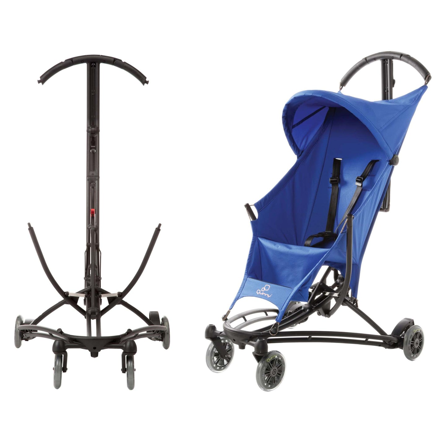 YEZZ STROLLER W/ SEAT COVER BLUE TRACK