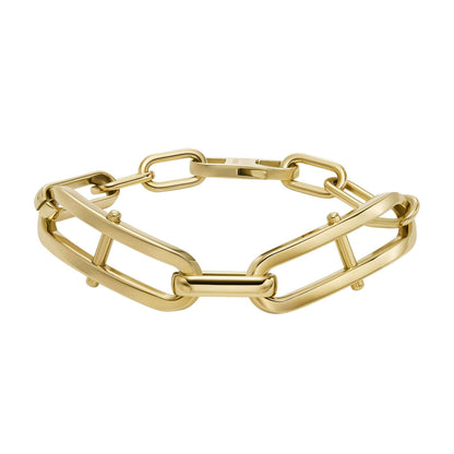HERITAGE D-LINK STAINLESS STEEL CHAIN BRACELET