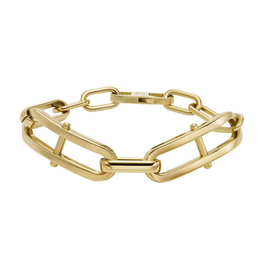 HERITAGE D-LINK STAINLESS STEEL CHAIN BRACELET