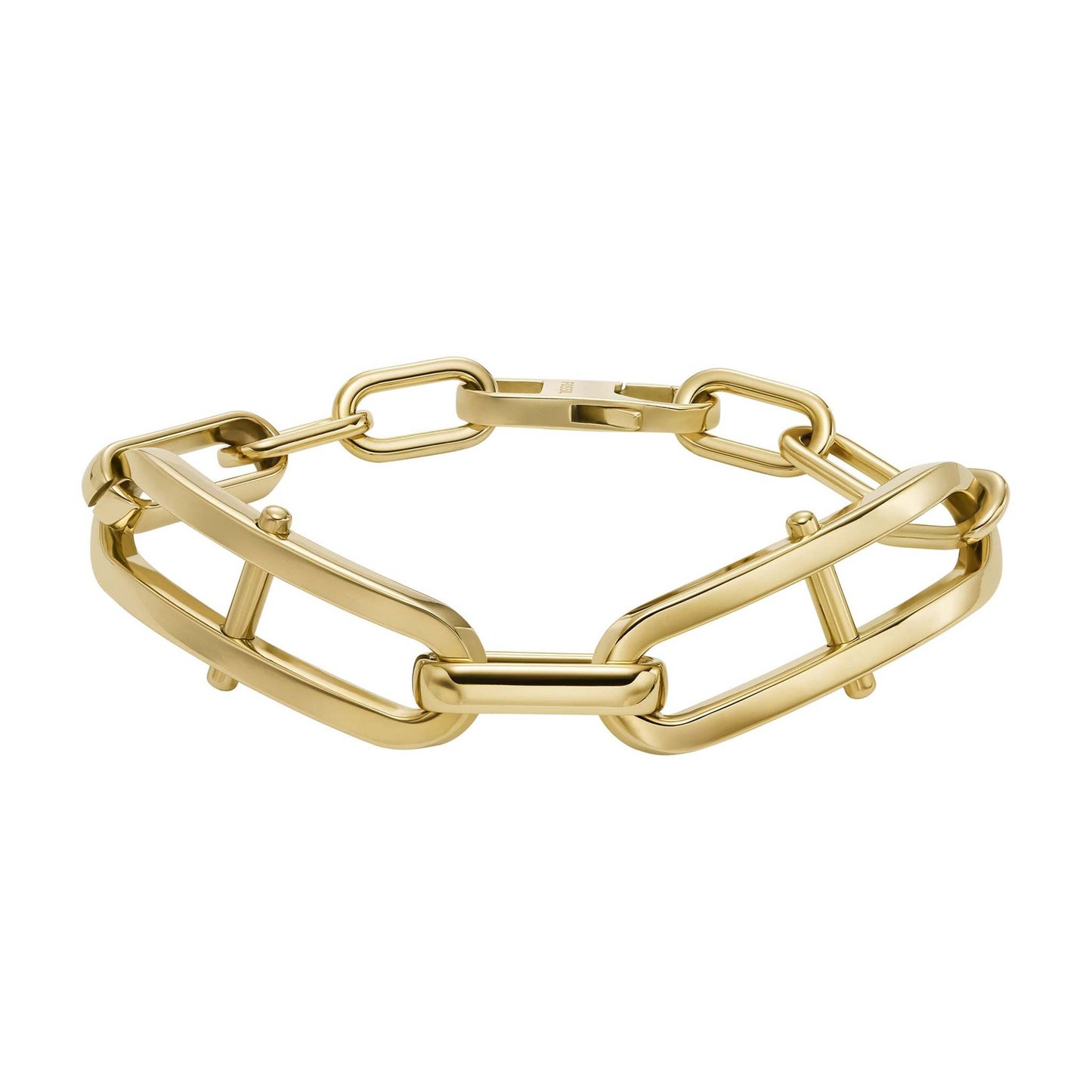 HERITAGE D-LINK STAINLESS STEEL CHAIN BRACELET