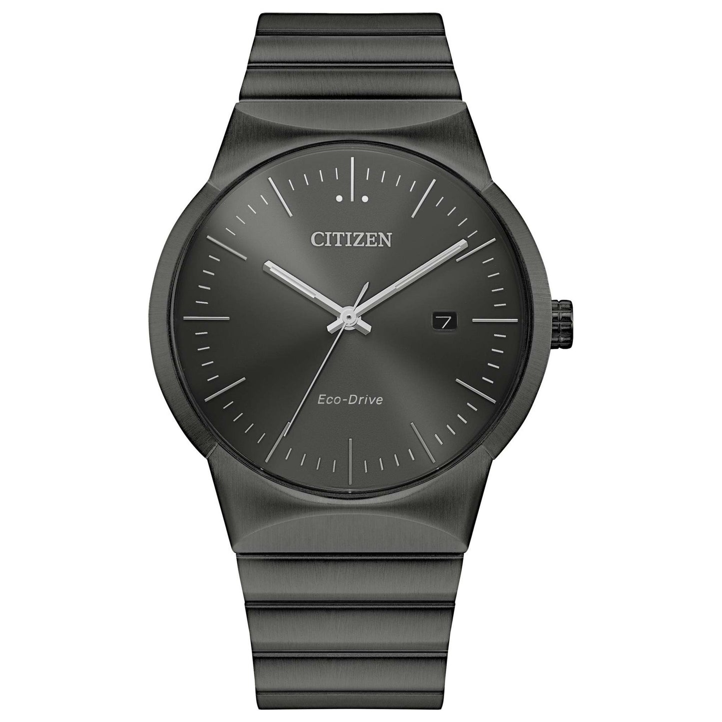 MENS AXIOM ECO-DRIVE ION-PLATED WATCH