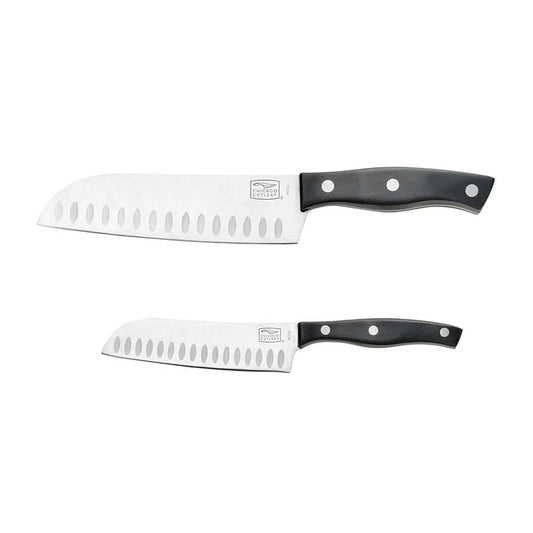 2PC ELLSWORTH SANTOKU KNIFE SET