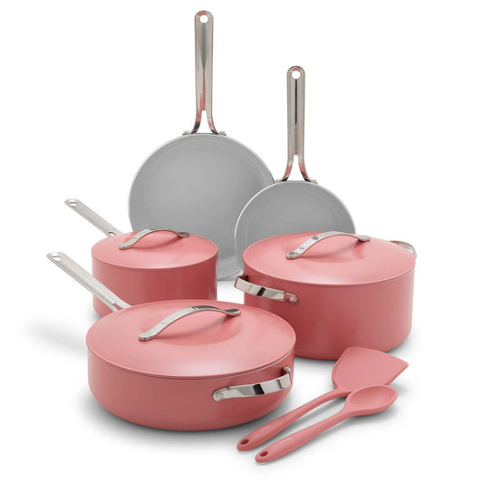 NOVA 10PC CERAMIC NONSTICK COOKWARE SET