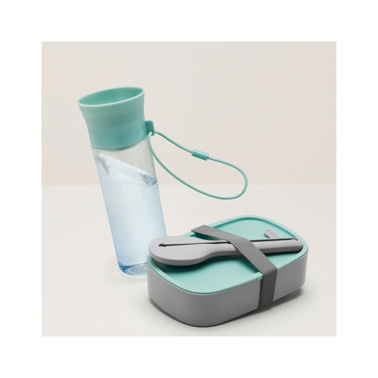 LEO LUNCH SET WITH WATER BOTTLE FLATWARE AND BENTO BOX