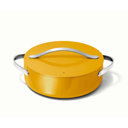 6QT NONSTICK CERAMIC RONDEAU PAN W/ LID