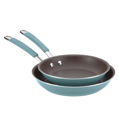 2PC CUCINA HARD ENAMEL SKILLET SET