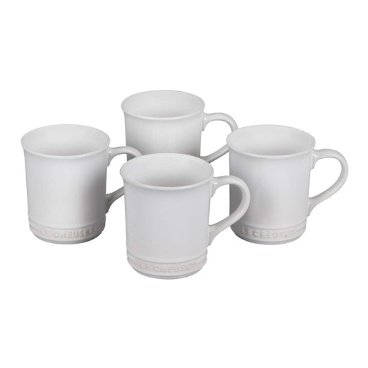 SET OF 4 STONEWARE MUGS