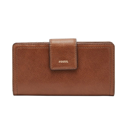 LOGAN LEATHER RFID TAB CLUTCH WALLET
