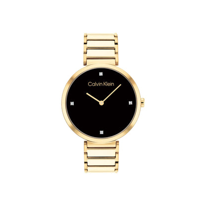 LADIES MINIMALIST T-BAR STAINLESS STEEL WATCH
