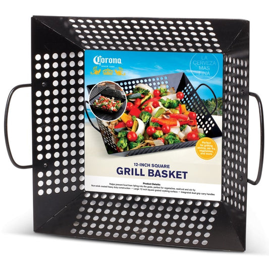 12 INCH SQUARE GRILL BASKET