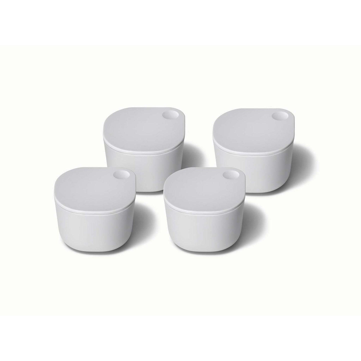 4PC DOT FOOD STORAGE CONTAINERS W/ LIDS