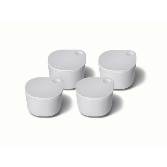 4PC DOT FOOD STORAGE CONTAINERS W/ LIDS