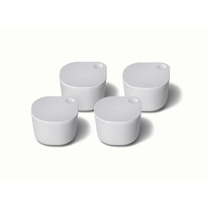 4PC DOT FOOD STORAGE CONTAINERS W/ LIDS