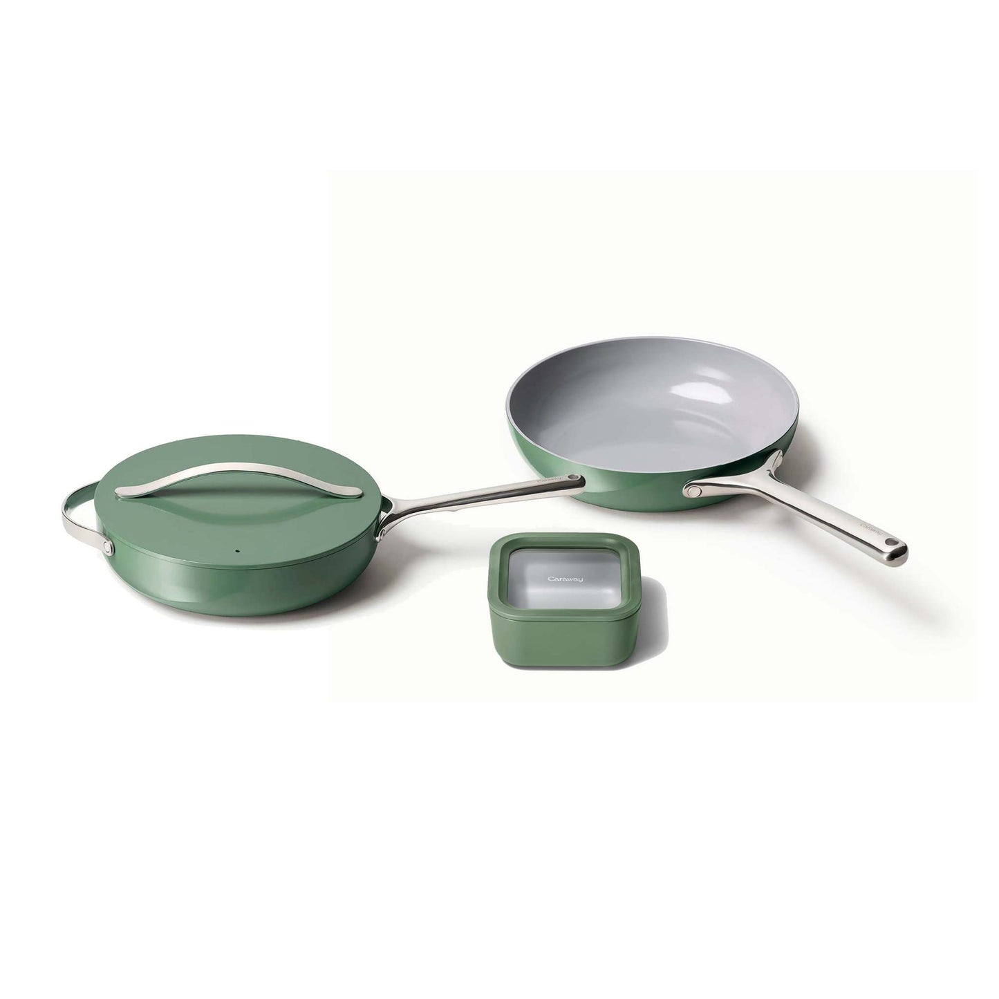SAUTE DUO & STORAGE SET SAGE