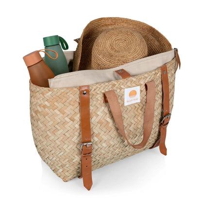 HERMOSA WOVEN BEACH COOLER BAG