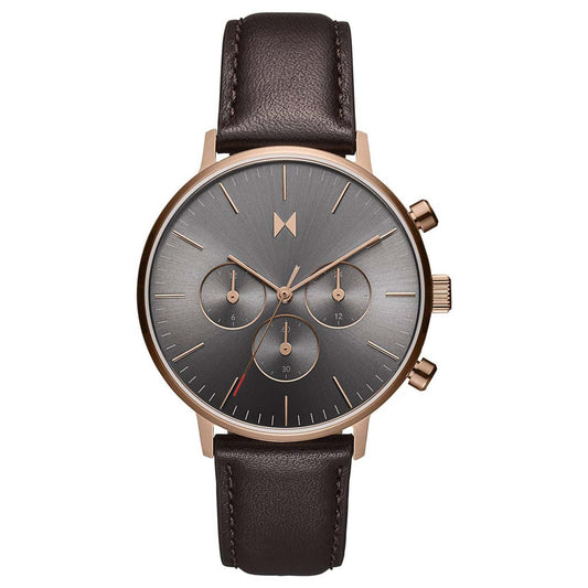 MENS LEGACY TRAVELER DUAL TIME GRIZZLY LEATHER STRAP