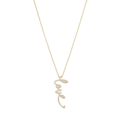PAVE LOVE NECKLACE