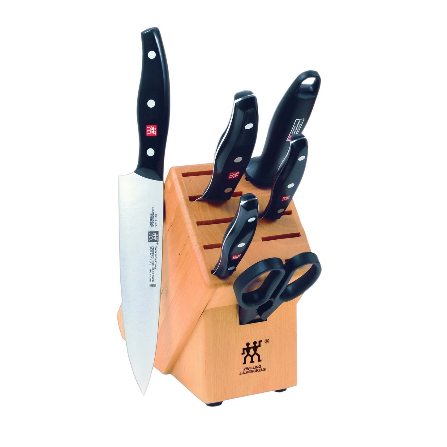 TWIN SIGNATURE 7PC KNIFE BLOCK SET