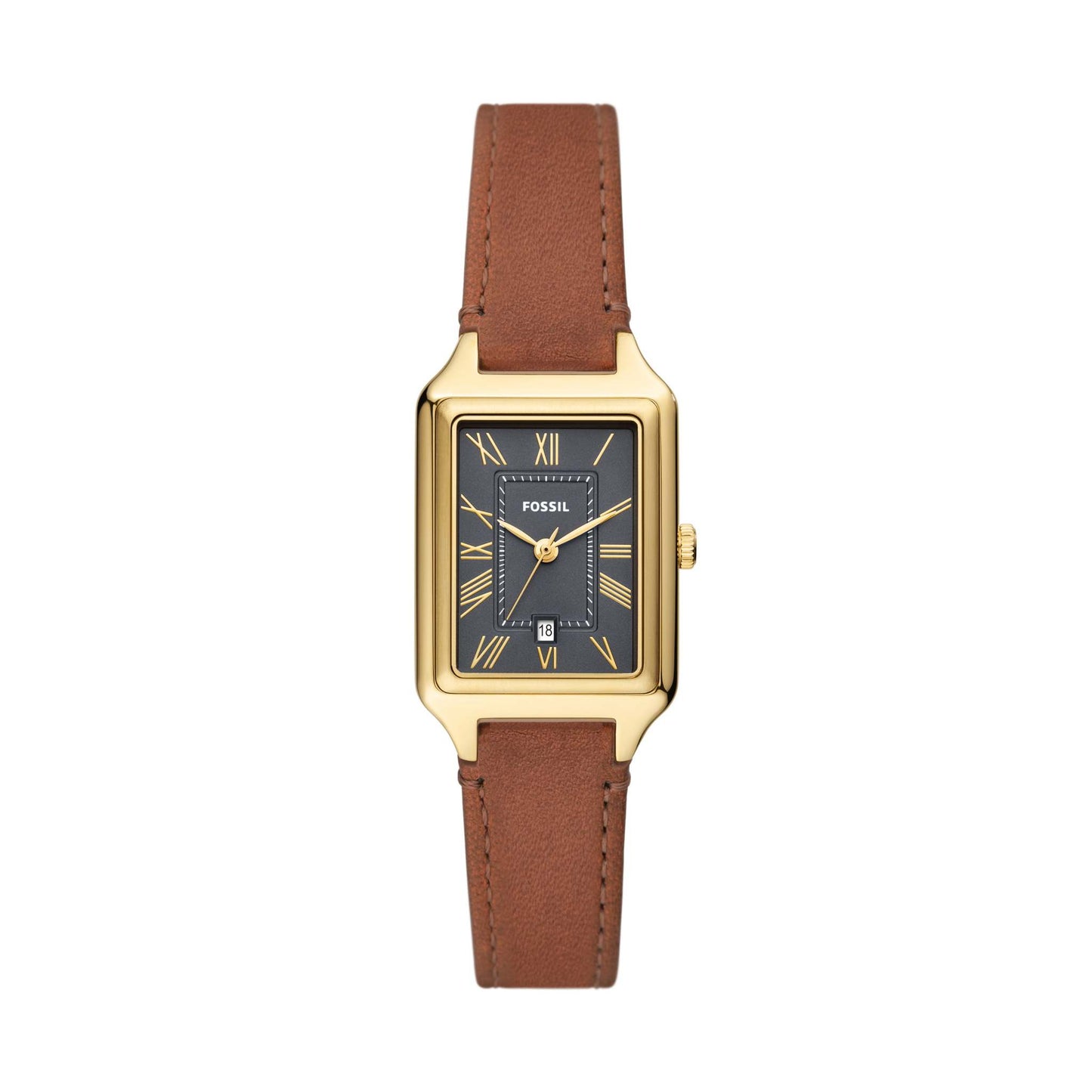 LADIES' RAQUEL LITEHIDE LEATHER RECTANGULAR WATCH