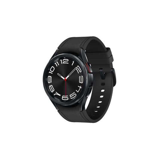 GALAXY WATCH6 43MM CLASSIC STAINLESS STEEL & LEATHER STRAP SMARTWATCH