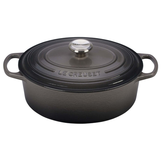 5QT SIGNATURE CAST IRON OVAL DUTCH OVEN OYSTER