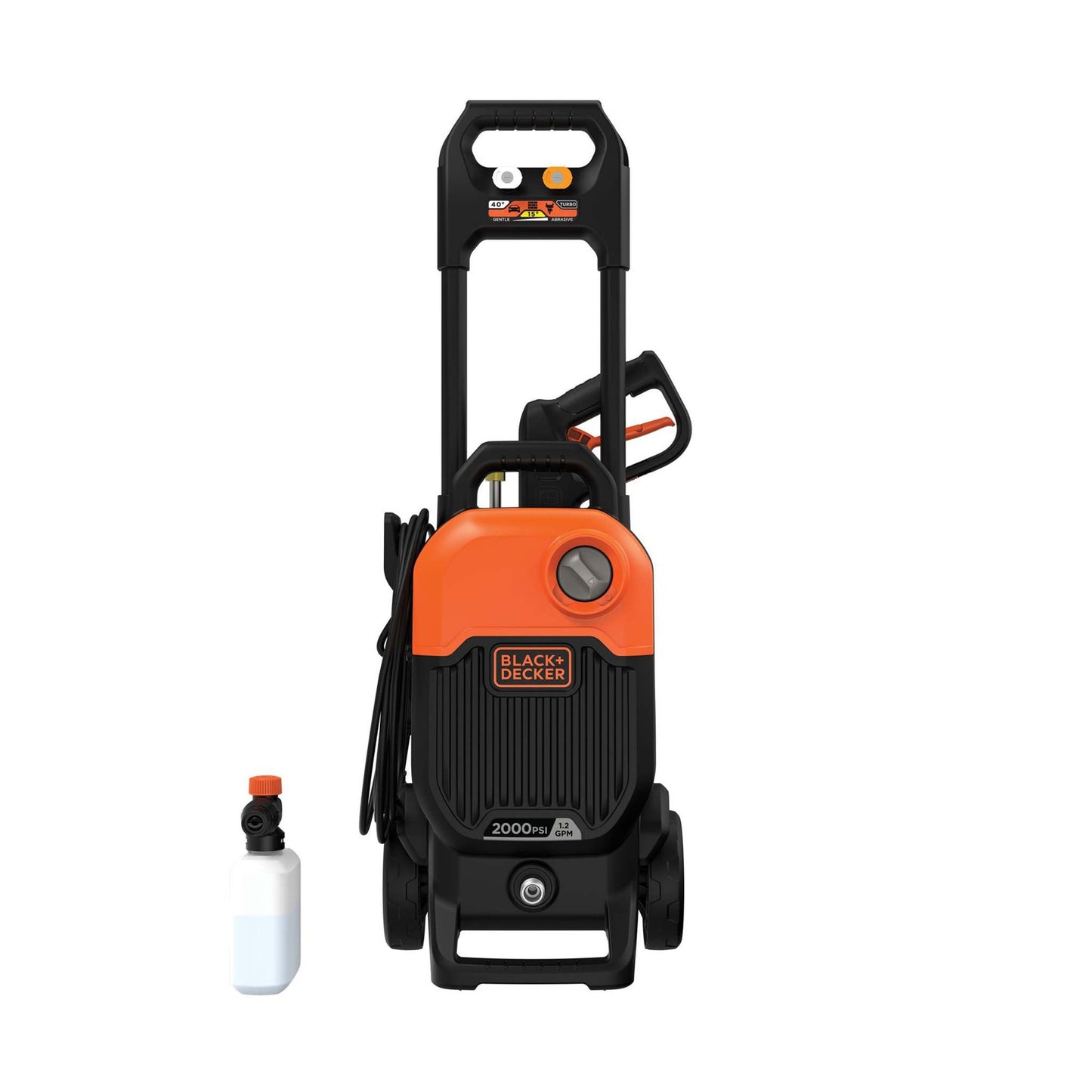 CORDED ELECTRIC 2000 PSI 1.2 GPM COLD WATER PRESSURE WASHER