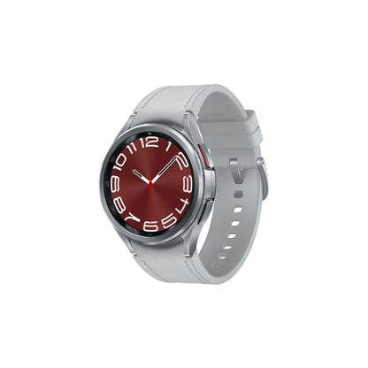 GALAXY WATCH6 43MM CLASSIC STAINLESS STEEL & LEATHER STRAP SMARTWATCH