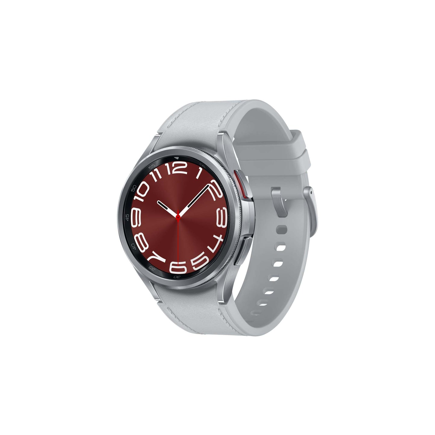 GALAXY WATCH6 43MM CLASSIC STAINLESS STEEL & LEATHER STRAP SMARTWATCH