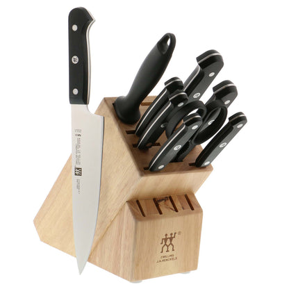 GOURMET 10PC KNIFE BLOCK SET