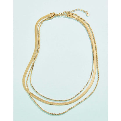 SPLASH FOLLY FIELD LAYERED NECKLACE