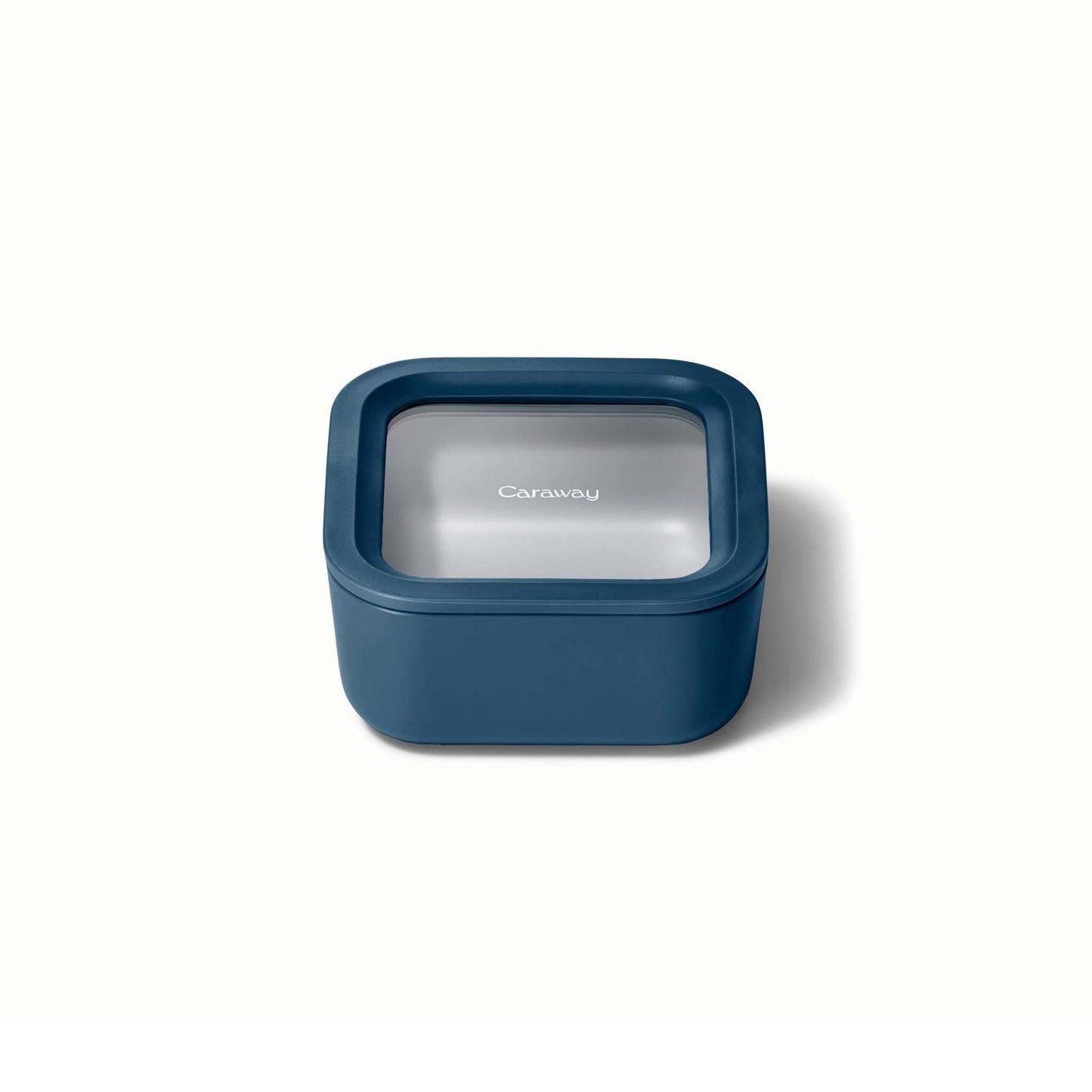 4.4 CUP GLASS FOOD CONTAINER SQUARE SHAPE W/ LID