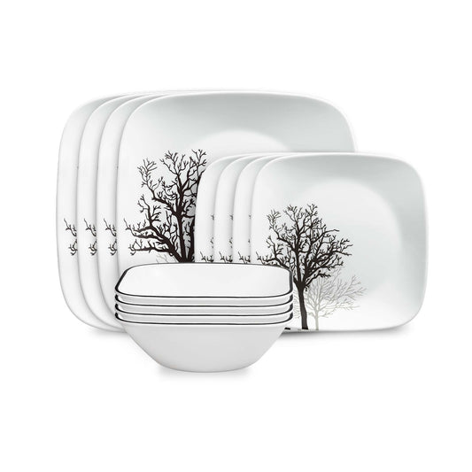 TIMBER SHADOWS 12PC DINNERWARE SET