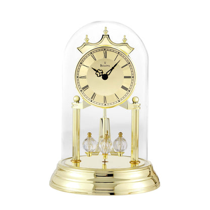 TRISTAN I ANNIVERSARY CLOCK BRASS POLISH