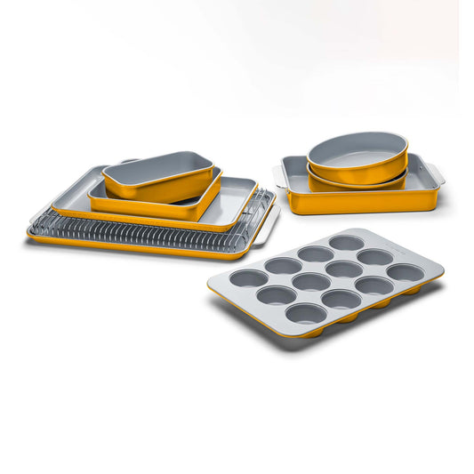 11PC NON-TOXIC NONSTICK CERAMIC MEGA BAKEWARE SET