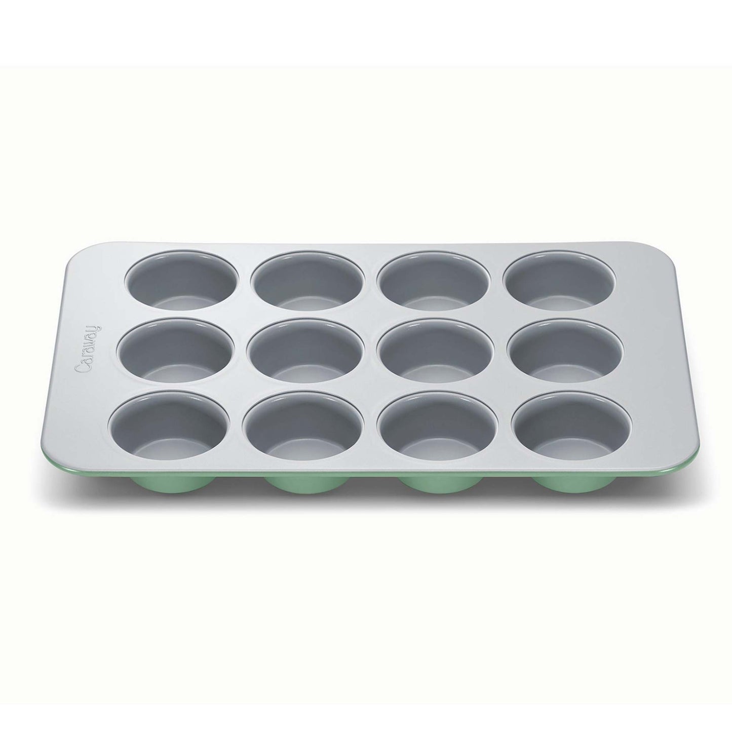 12 CUP NONSTICK CERAMIC MUFFIN PAN SAGE