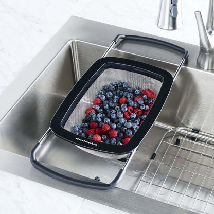 EXPANDABLE STAINLESS STEEL COLANDER