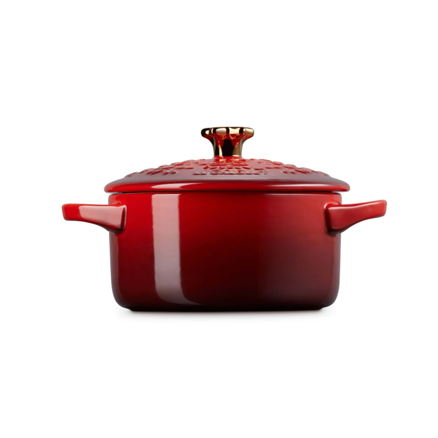 NOEL COLLECTION 24OZ STONEWARE MINI COCOTTE CERISE