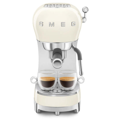 50'S RETRO STYLE ESPRESSO MACHINE, CREAM