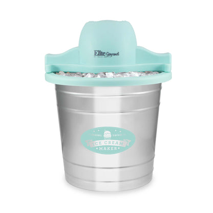 GOURMET 4QT MOTORIZED OLD-FASHIONED ICE CREAM MAKER