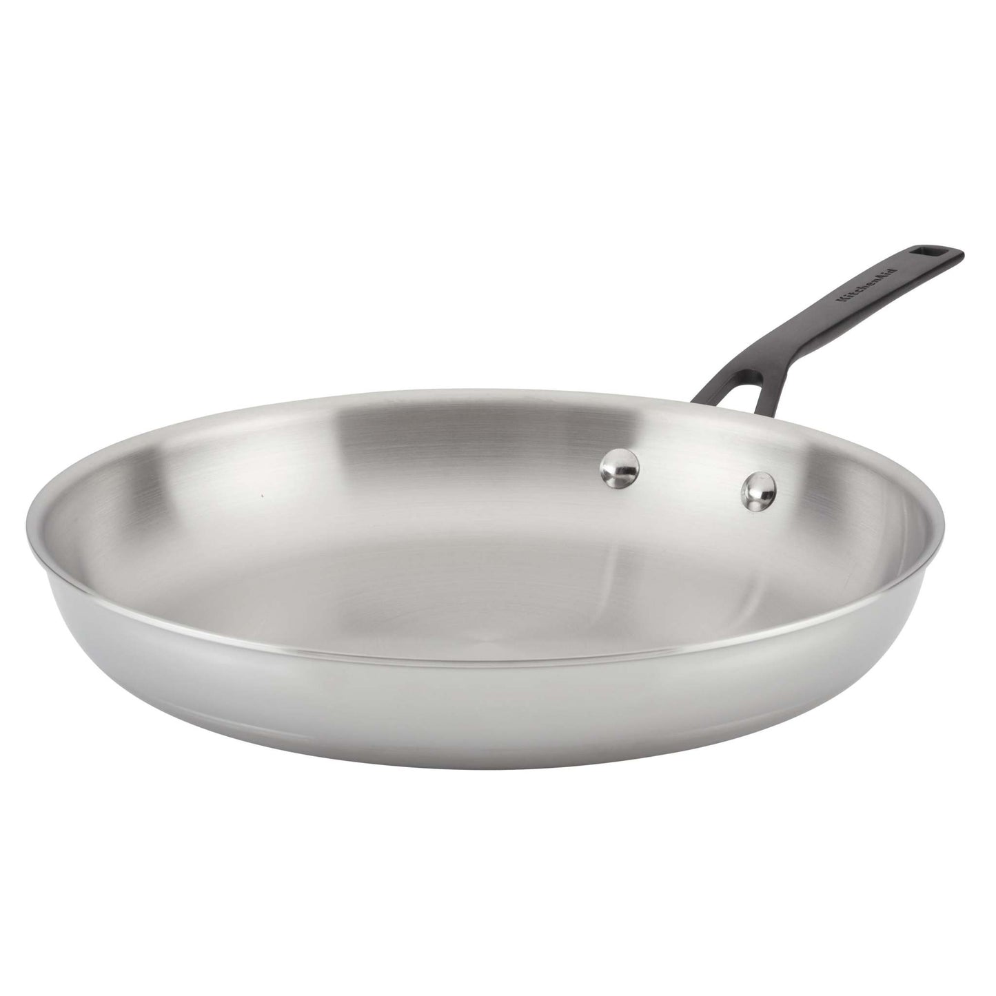 12.25" STAINLESS STEEL 5-PLY CLAD FRY PAN