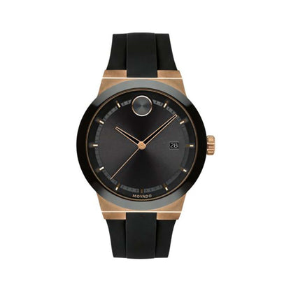 MENS BOLD FUSION & SILICONE STRAP WATCH