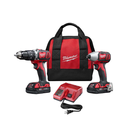 M18 CORDLESS LITHIUM-ION 2-TOOL COMBO KIT - HAMMER DRILL & IMPACT DRIVER