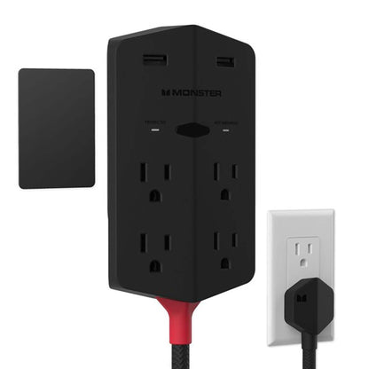 POWER SHIELD XL 4 AC OUTLET MAGNETIC SURGE PROTECTOR
